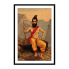 Vishnu's sixth avatar Parashu Rama by Raja Ravi Varma Wall Art Painting