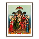 Ganesha and his Two Wives, Siddhi and Buddhi