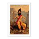 Vishnu's sixth avatar Parashu Rama by Raja Ravi Varma Wall Art Painting