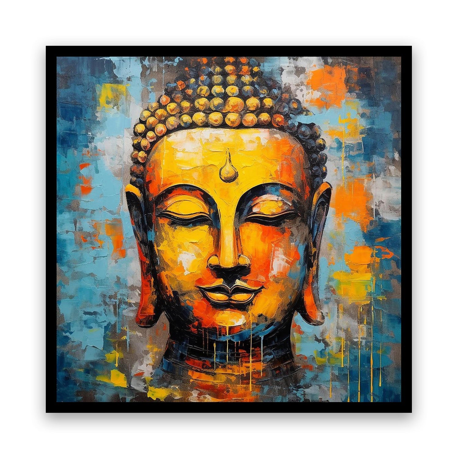 Gautam buddha artwork canvas art print from anciq