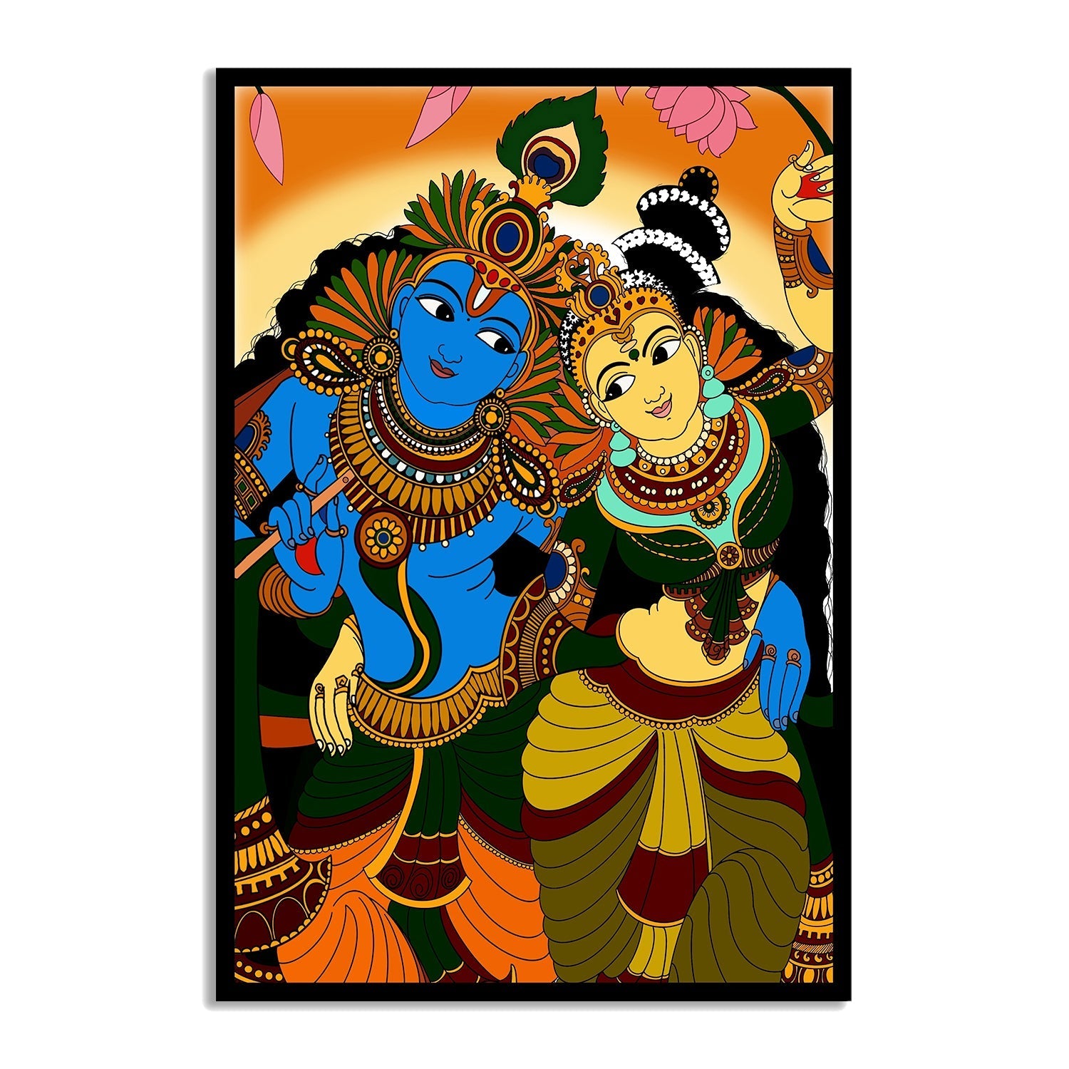 radha krishna painting anciq