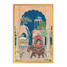 mughal art canvas print anciq