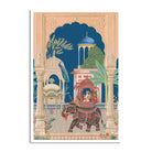 mughal art canvas print anciq